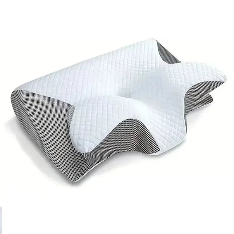 Horn Butterfly Pillow Neck Pillow Sleeping Pillow Slow Rebound Memory Pillow Cervical Spine Pillow Core Lined Pillowcase Pillow