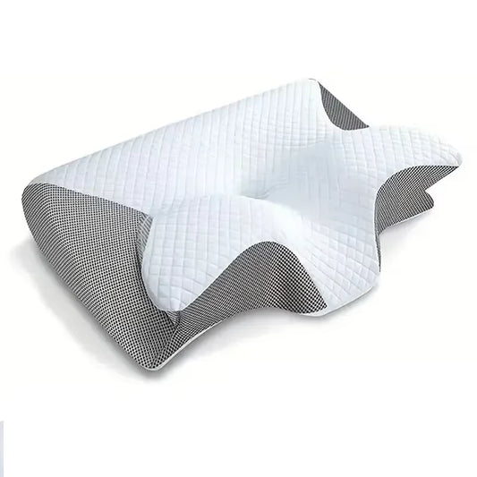 Horn Butterfly Pillow Neck Pillow Sleeping Pillow Slow Rebound Memory Pillow Cervical Spine Pillow Core Lined Pillowcase Pillow